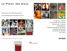 Tablet Screenshot of leplaisirdesdieux.fr